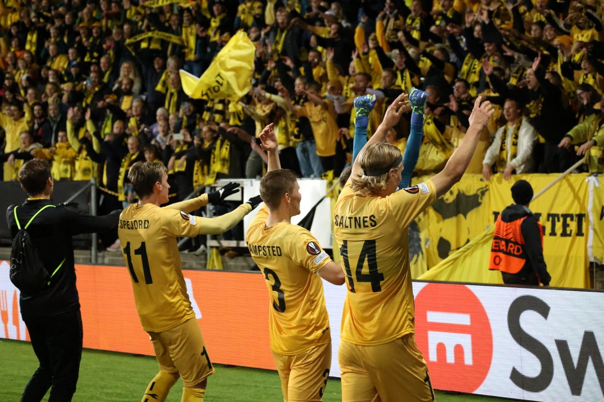 EuropaLeague's tweet image. 💛 Bodø/Glimt have won their last 14 home game in UEFA club competitions (including qualifiers) 👏👏👏

📸: @Glimt || #UEL