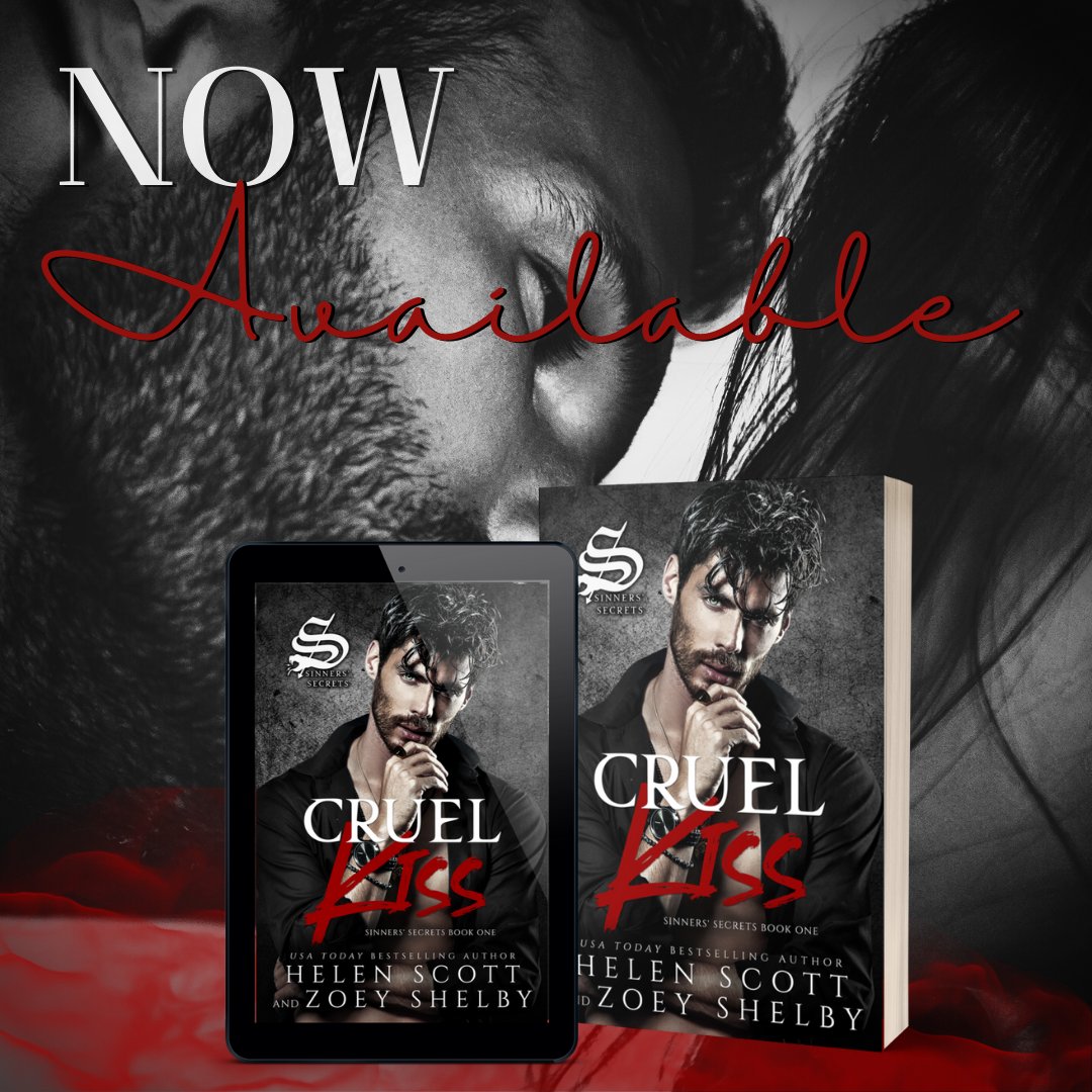 And we're live! Melody's story is now available. Let me know what you think 🖤

geni.us/Cruelkiss

#darkromance #helenscott #booksbooksbooks #darkromancereads #newseries #zoeyshelby #cruelkiss #sinnerssecret #newlrelease