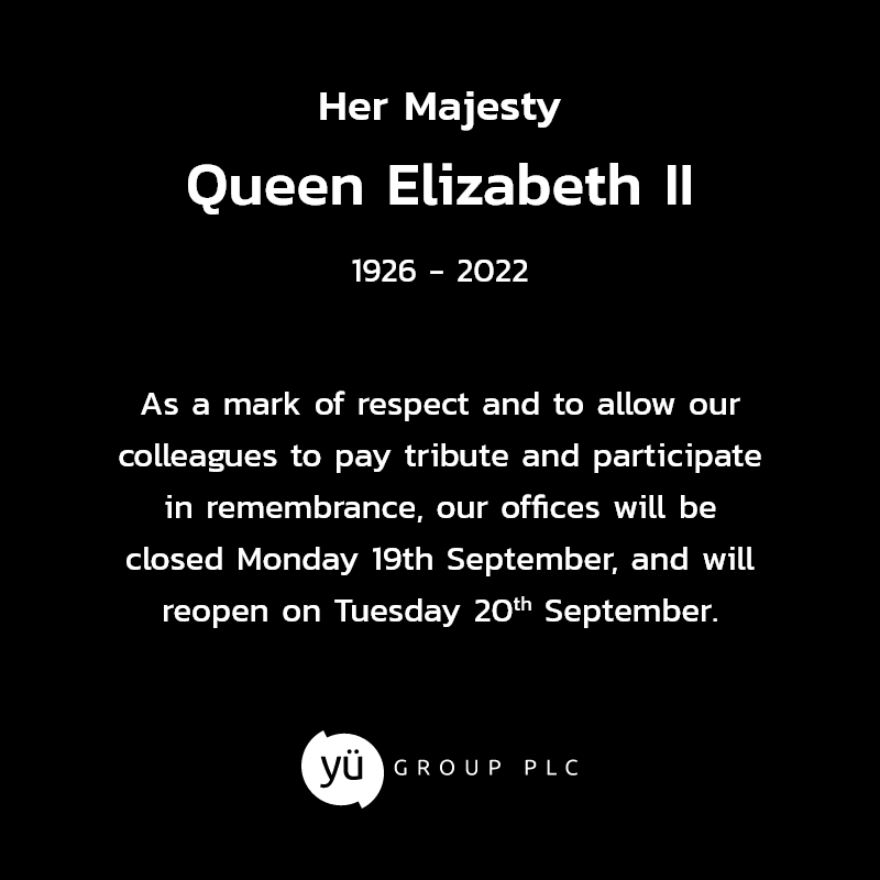 Yu_GroupPLC's tweet photo. In remembrance of Her Majesty the Queen https://t.co/IXe8LIWtFb
