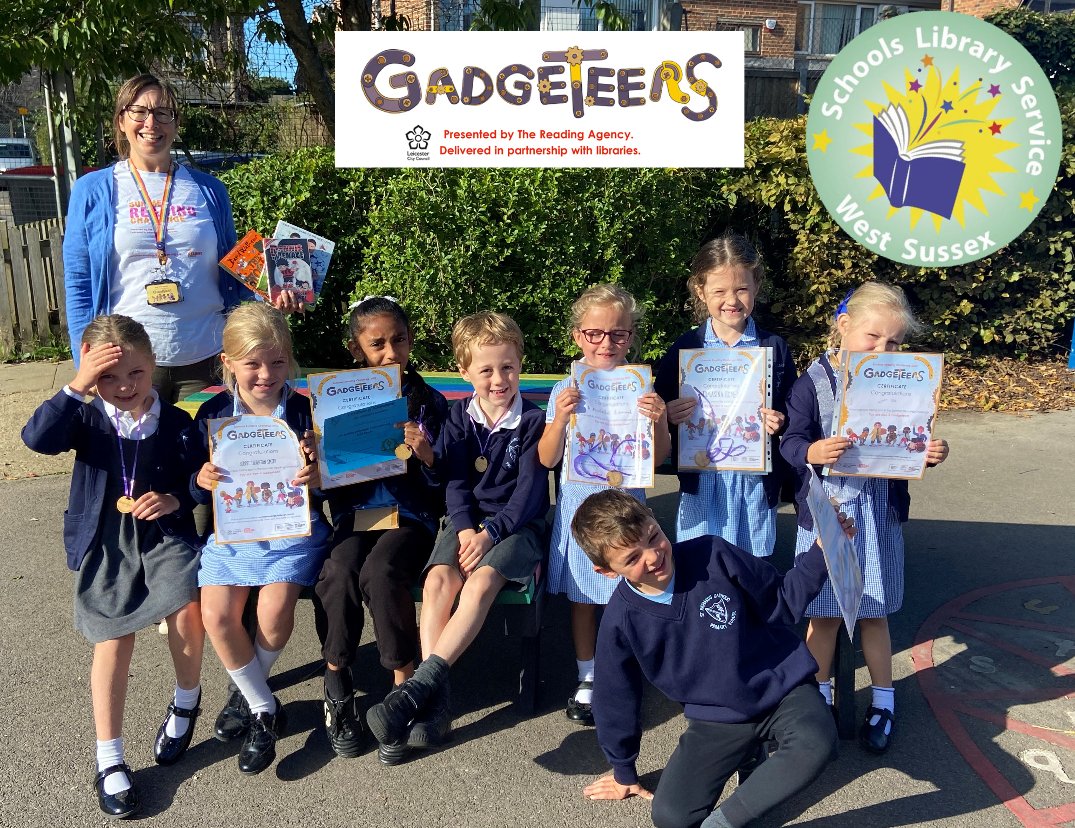 This summer several of our pupils took part in the #WSCClibraries Gageteers Reading Challenge. Today we were visited by Jody from the Library Service to celebrate their achievement.