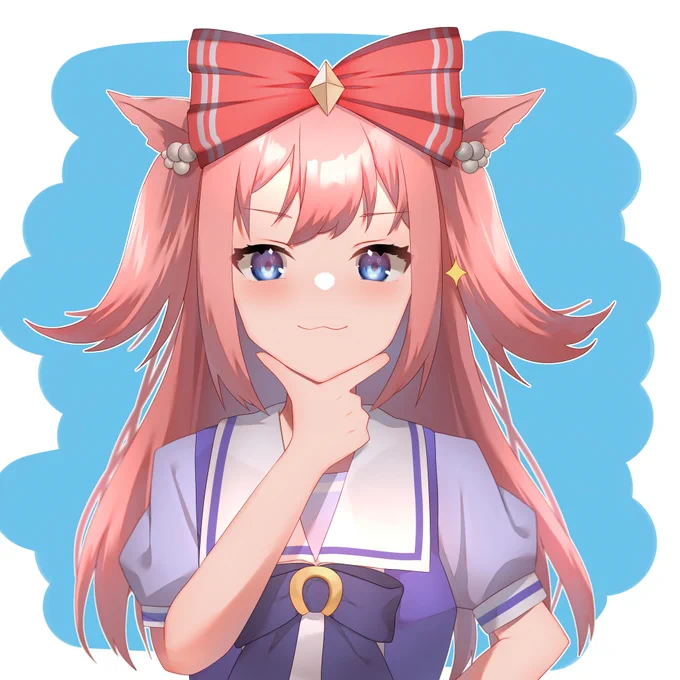 #絵柄が好みっていう人にフォローされたい #ウマ娘 スズカ描いたり、最近はアイコン企画でいろんな子描いてみてます 