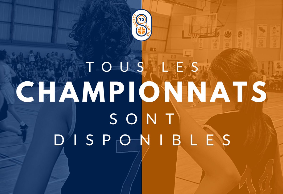 À vos dérogations ! Tous les championnats sarthois ont été mis en ligne. #basketsarthe #reprise