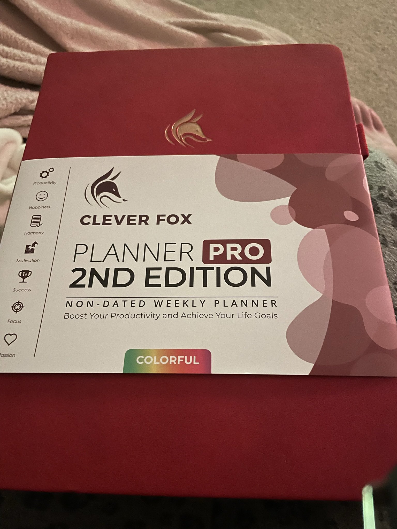 Clever Fox Planner 2nd Edition - Red