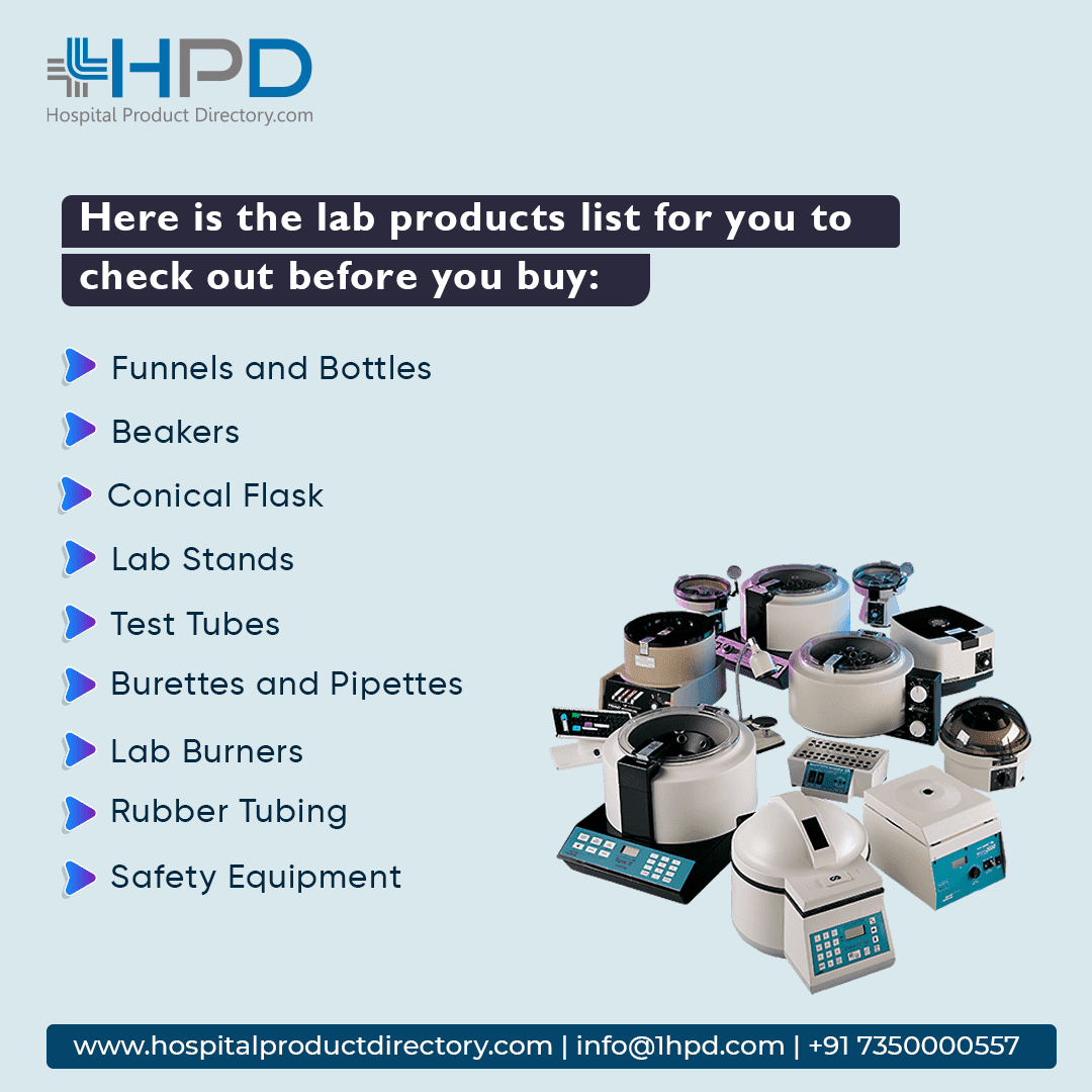 hosproducthub's tweet image. Find here Laboratory products manufacturers, 
suppliers &amp;amp; dealers in India. 
Get contact details &amp;amp; address.
hospitalproductdirectory.com/india/product/…
#labproduct
#laboratoryproduct
#hospitalproductdirectory