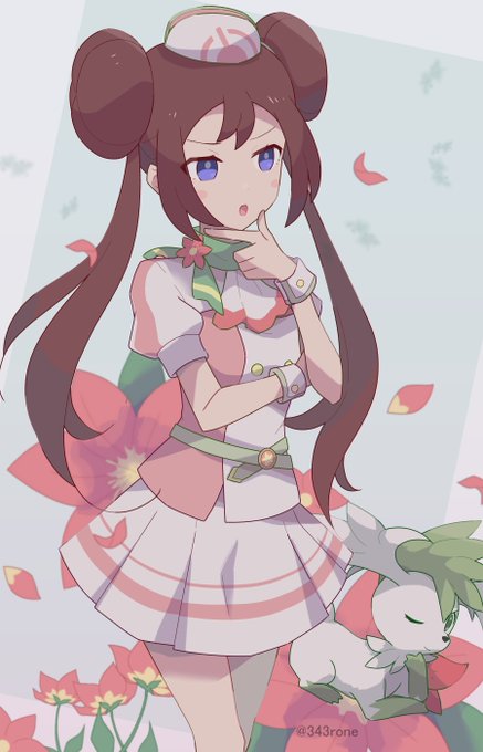 「rosa (pokemon) double bun」Fan Art(Latest)