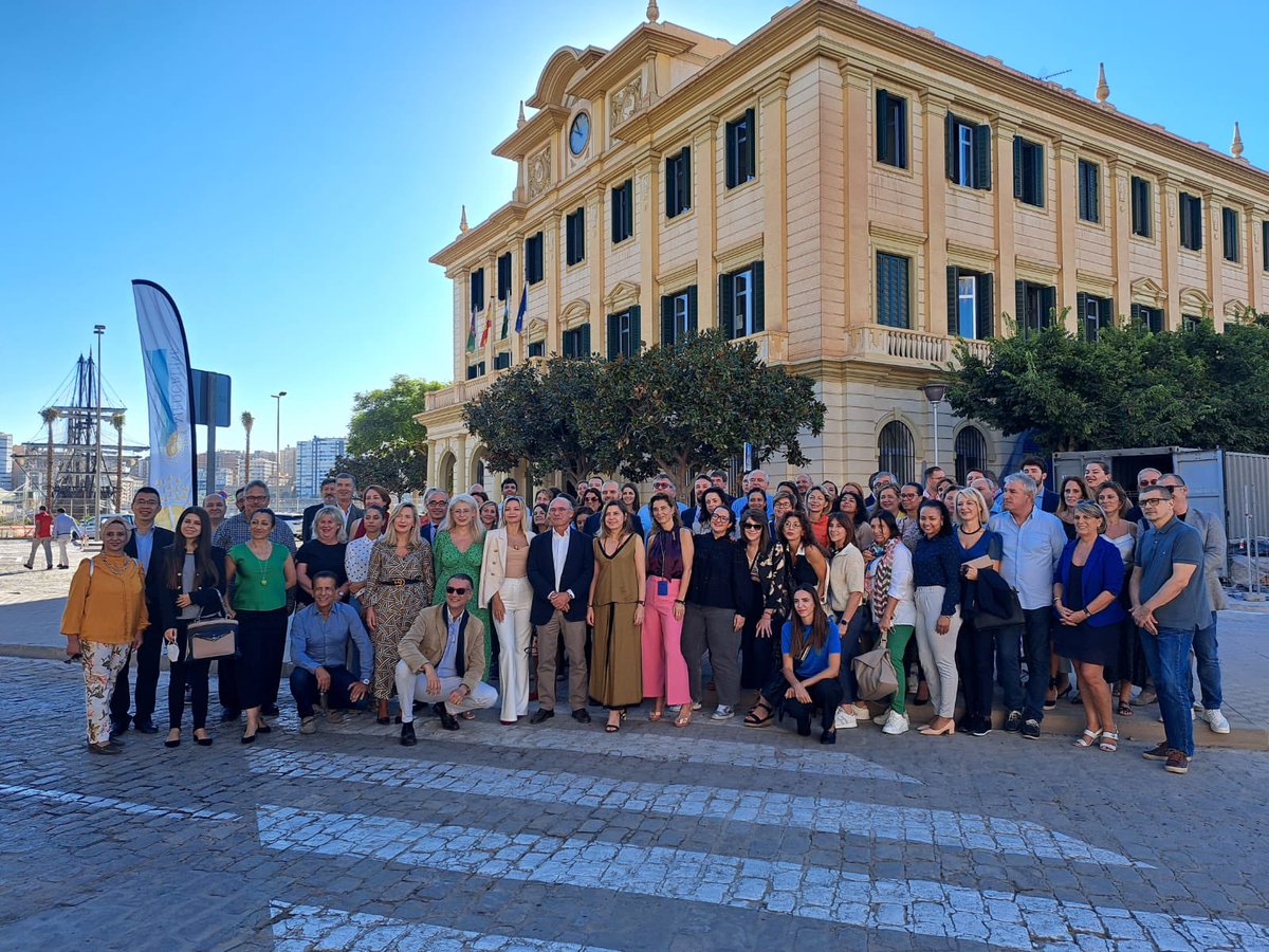 portsgencat's tweet photo. Màlaga pren el relleu a la Costa Brava amb l'organització de la 61a Assemblea Gral. de #Medcruise on es presenta el full de ruta 2023, amb noves i innovadores accions destinades als membres que operen creuers a la Mediterrània. #costabravacruiseports #deltaebreport #portstogether https://t.co/lSgAJTgUiM