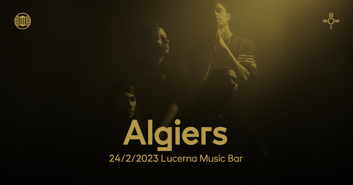 dsmackupromo's tweet photo. 24. 2. 2023 @AlgiersMusic v Lucerna music baru. 
Vstupenky od pátku 16. 9. v síti goout: https://t.co/dQqhskWRNF
#algiers #algierstheband #lucernamusicbar #dsmacku #dsmackupromottion https://t.co/h20DzsEILB