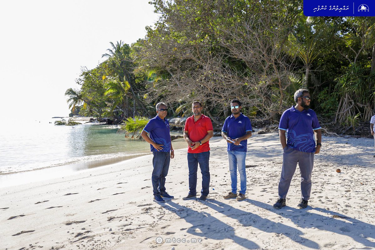 MTCCPlc's tweet photo. CEO @adamazim and #TeamMTCC  inspected the progress of B. Dharavandhoo coastal protection project today &amp; also met with the members of the @MageDaravandhoo, to discuss on the progress of the ongoing project. 
#MTCCProjects #RayyithungeKunfuni https://t.co/5nb2dcXsK5