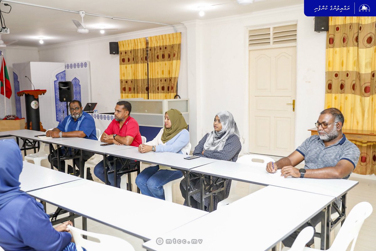 MTCCPlc's tweet photo. CEO @adamazim and #TeamMTCC  inspected the progress of B. Dharavandhoo coastal protection project today &amp; also met with the members of the @MageDaravandhoo, to discuss on the progress of the ongoing project. 
#MTCCProjects #RayyithungeKunfuni https://t.co/5nb2dcXsK5