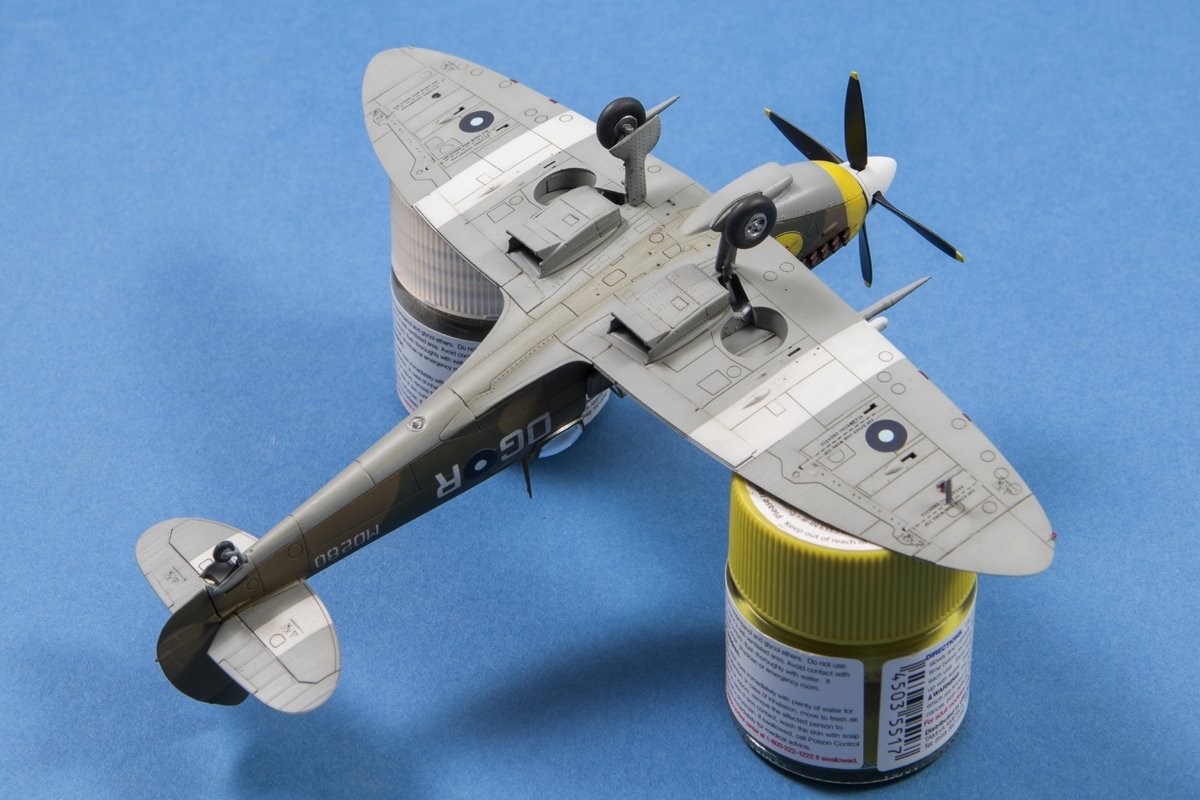 Shaun_Schofield's tweet photo. Latest off the bench is Eduard's superb Spitfire VIII in 1/72 https://t.co/PYEqRvZKLR