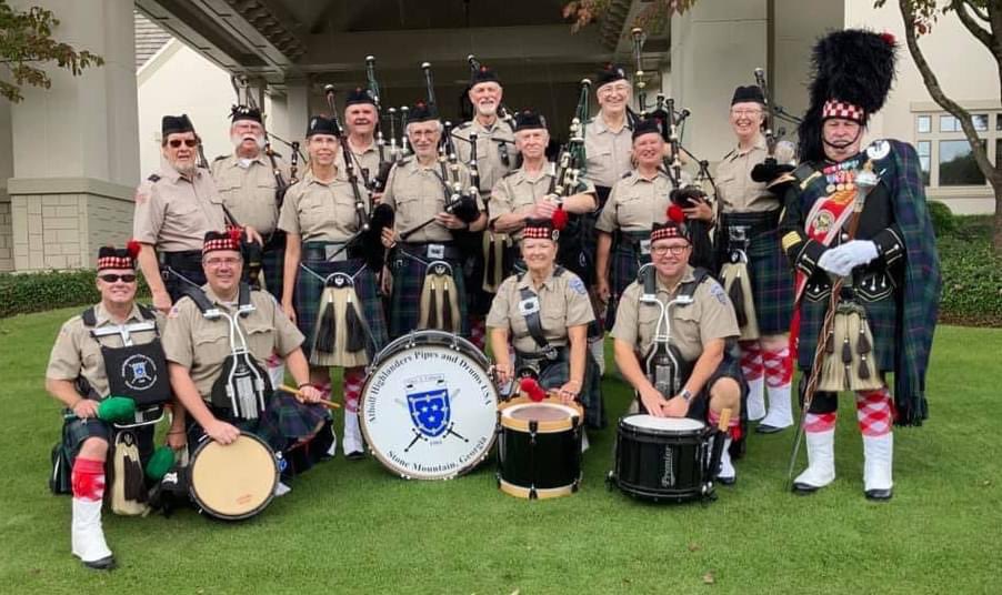 SMHG1973's tweet photo. Founded more than 30 years ago, members of the Atholl Highlanders Pipes and Drums, USA have brought the music of the Celtic nations to audiences in the United States and around the world. We welcome them once again to our field. https://t.co/03MDBJ9v0l
