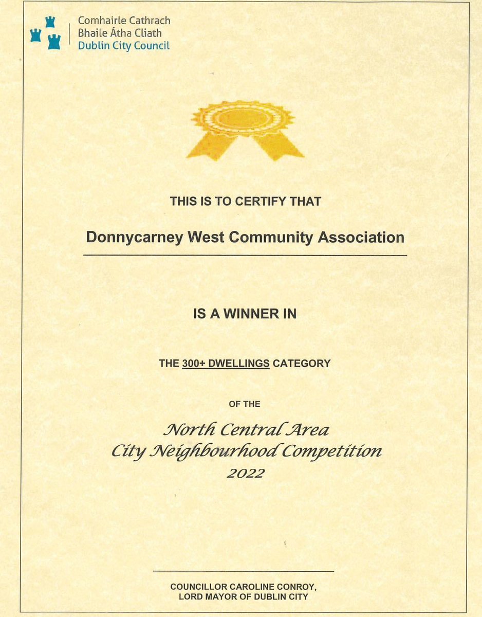Donnycarney West tweet media