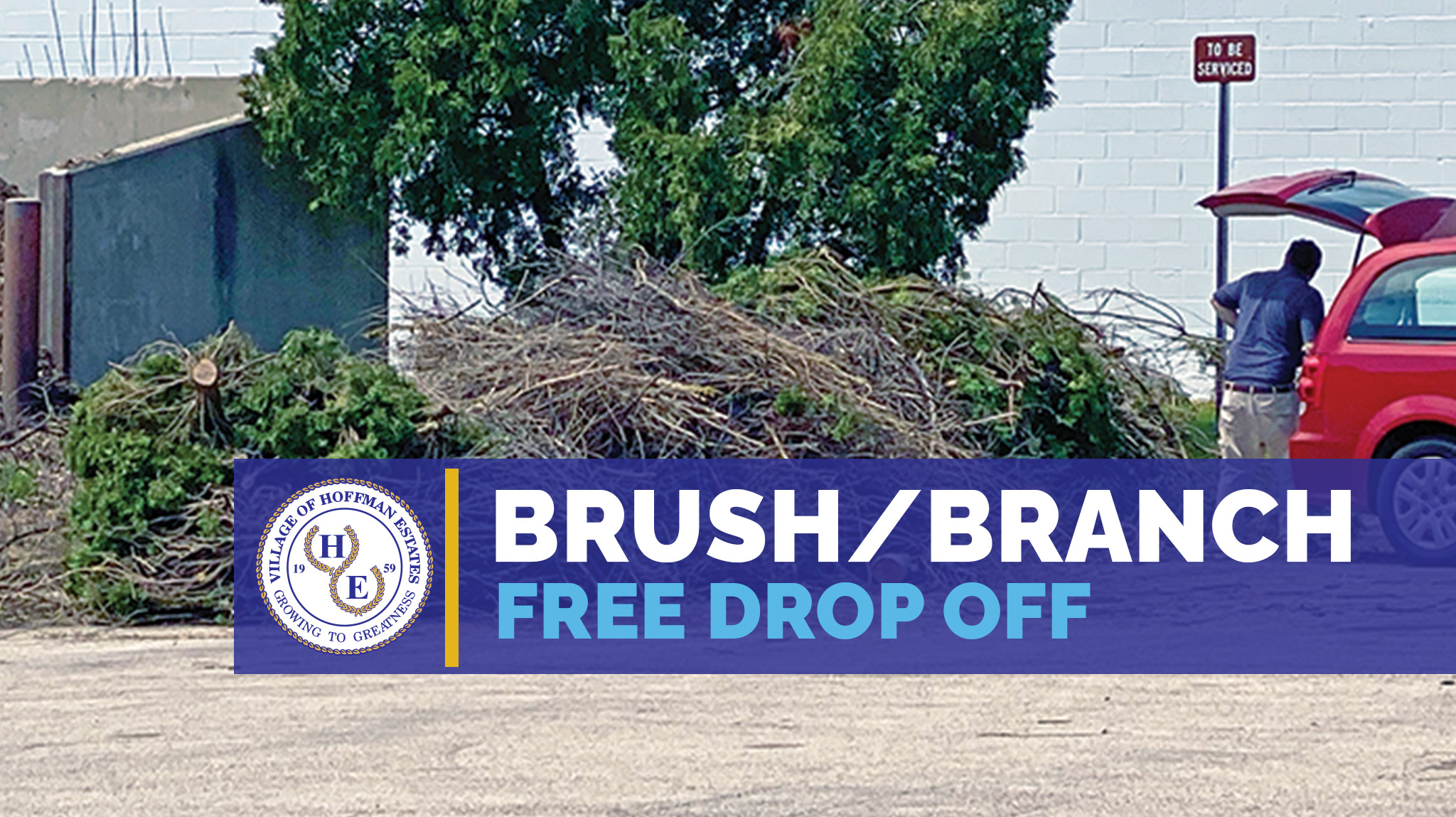 Hoffman Estates on Twitter "Final brush drop off event of the season