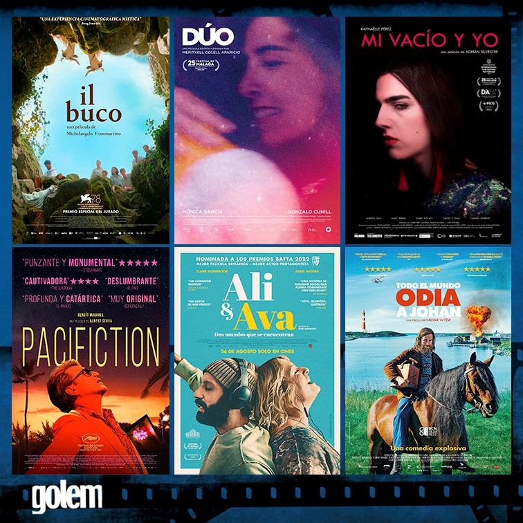 GolemMadrid's tweet photo. Una semana de cine para llenar vacíos y agujeros:
🐐 #IlBuco
💞#Dúo
⛓️ #MiVacíoYYo
🌴#Pacifiction
🎧#AliYAva
💥#TodoElMundoOdiaAJohan
Entradas 🎟️: https://t.co/NCD3Dix45q https://t.co/c1XWxxo8wH