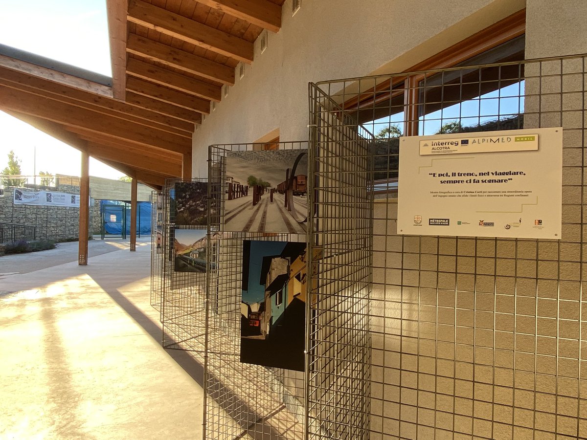 È aperta la mostra fotografica sui territori della linea ferroviaria Cuneo XXmiglia Nizza realizzata con il <a href="/PITER_ALPIMED/">PITER ALPIMED</a>!
Infopoint P.le Cavallera Cuneo 
Fino al 21.09 
h 10-13 e14:30-18:30 feriali/ 9:00-13:00 festivi <a href="/InterregALCOTRA/">Interreg ALCOTRA</a> <a href="/ComunediCuneo/">comunedicuneo</a> <a href="/RegLiguria/">Regione Liguria</a> #alpimed_mobil