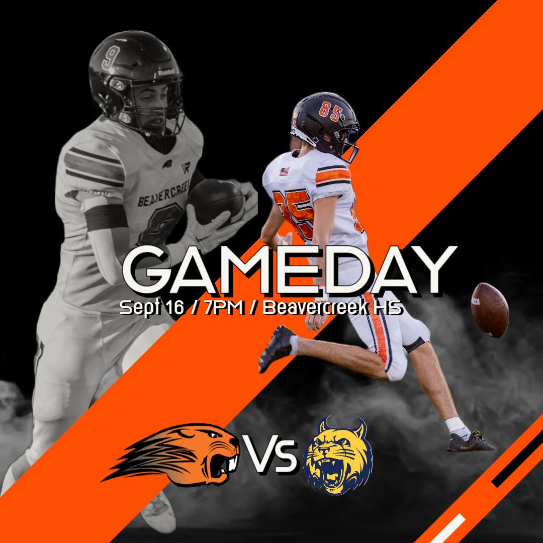 Beavercreek_FB's tweet photo. ‼️‼️GAME DAY‼️‼️
🏟Home vs. Springfield HS
🚙 $2 Parking
🎟 $9 Entry Fee https://t.co/JwjsQpz5vg
🏈 Kick Off at 7pm
#BuildTheDam 🪵🦫 #BeatSpringfield https://t.co/qxM7dVTe0e