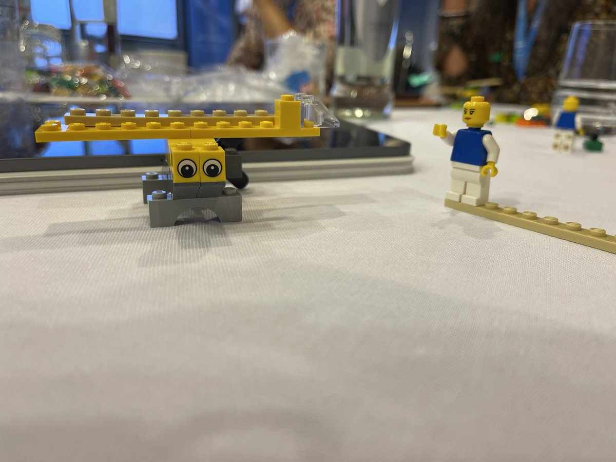 b_e_sanders's tweet photo. @LEGO_Group Serious Play session @ Innovative Learning Spaces Summit. So fun! So many ideas for bringing this back to our teacher & student learners! #LearningSpace2022 https://t.co/DlHHZ56pCp