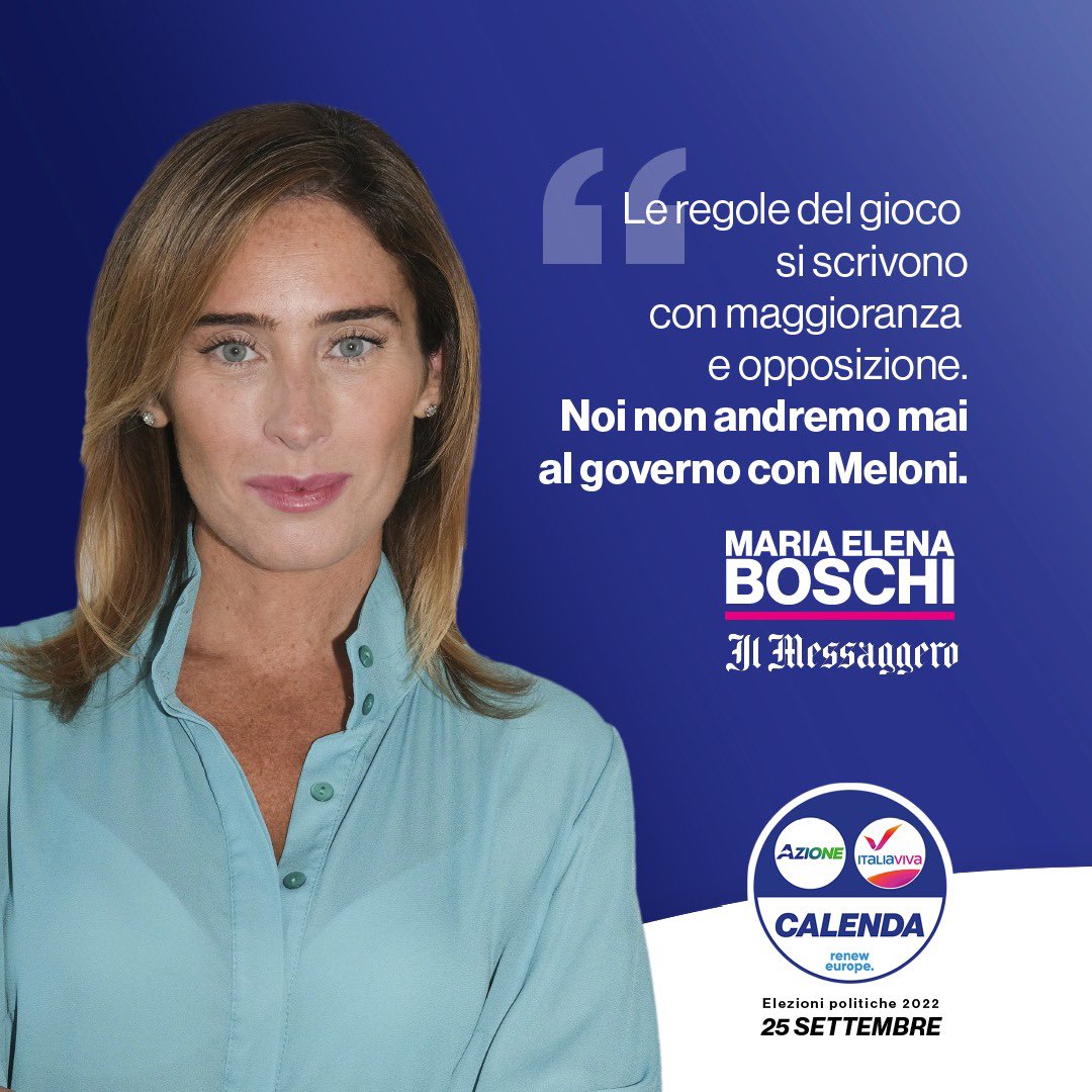 Maria Elena Boschi tweet media