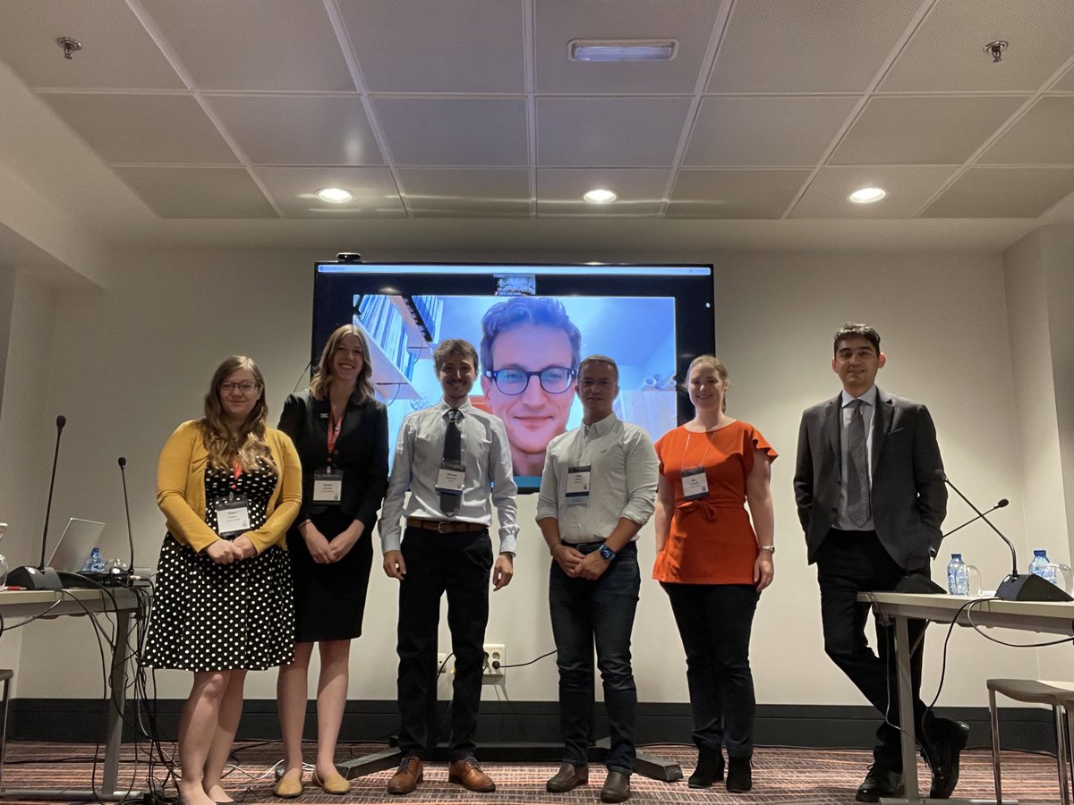 matarazzomd's tweet photo. Great first in-person meeting of the #MDSPodcast editorial board! So proud to be part of this team! 
#MDSCongress @movedisorder 

@SarahLidstone we missed you! https://t.co/G4V5E3iLgt
