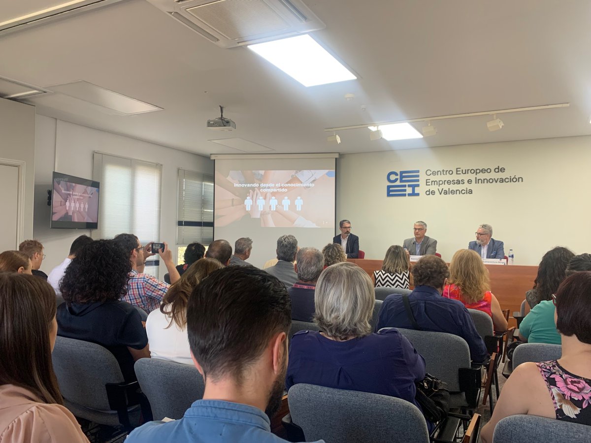 ceeielche's tweet image. ¡Estamos en la jornada #ActivaStartups!

Desde la Red CEEI CV hablamos de la plataforma #Sommos_connecta y uno de los programas en los que ya tenemos recorrido #CVinnova, un programa de innovación abierta.