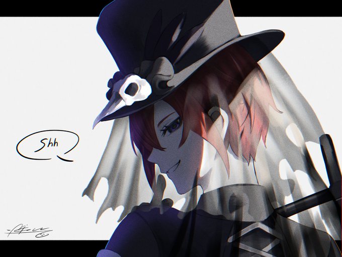 「shh」#ツイステファンアート 