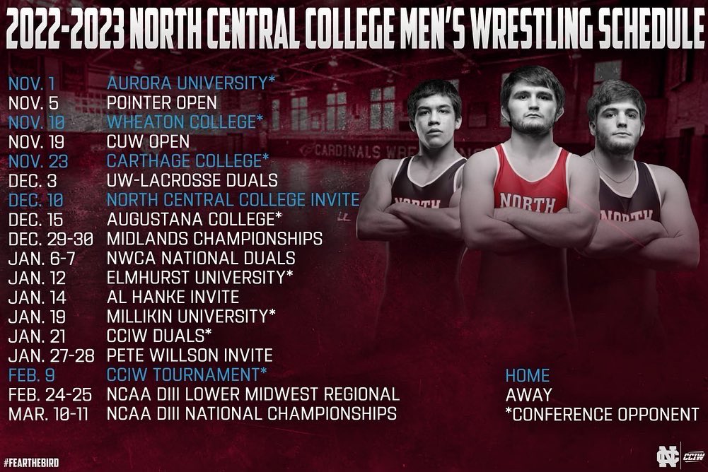 🚨SCHEDULE RELEASE🚨

Check out our 2022-2023 competition schedule and mark your calendars to come out and support the Cards!

#FearTheBird

🎨: <a href="/jrbedits/">JRB Edits | Jack Barracca</a>