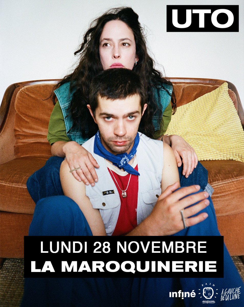 💥 UTO release party le 28 novembre à <a href="/lamaroquinerie/">La Maroquinerie</a> 💥 Tickets: agauchedelalune.tickandyou.com/home/1763-uto.… 

<a href="/AGDL_Booking/">A Gauche De La Lune</a> <a href="/idol_io/">IDOL</a> <a href="/Bigwax_Distrib/">Bigwax Distribution</a> <a href="/lesinrocks/">Les Inrockuptibles</a> <a href="/magicrpm/">Magic RPM</a> <a href="/Telerama/">Télérama</a> <a href="/PainSurprises/">Pain Surprises</a>