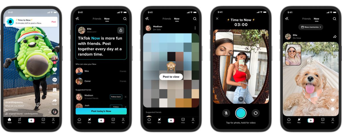 Actualité 🗞️

BeReal est décidément un réseau social qui inspire ses concurrents... 

Tiktok annonce lancer "Tiktok Now" une application qui repose sur l'exact même concept que BeReal. 

Oui une application, car c'est un réseau à part entière que le géant chinois décide de créer.