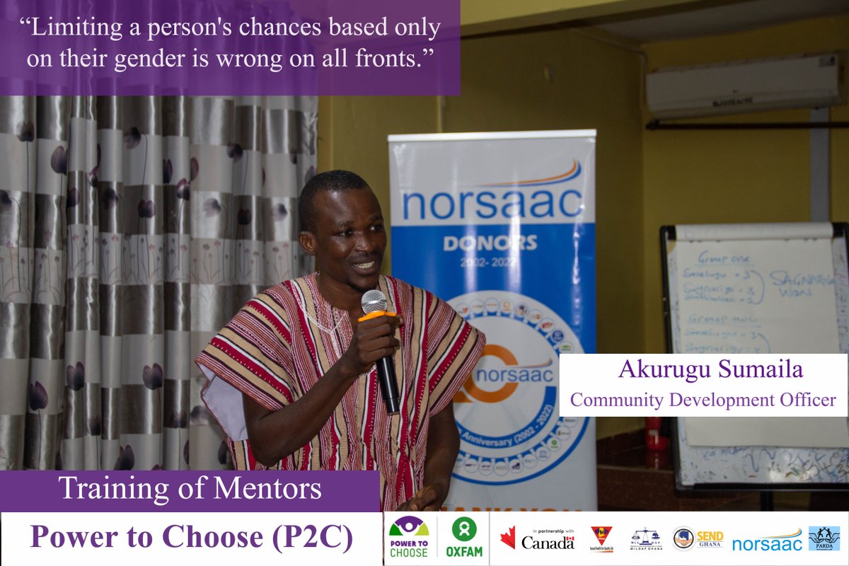norsaac's tweet photo. 𝗣𝗼𝘄𝗲𝗿 𝘁𝗼 𝗖𝗵𝗼𝗼𝘀𝗲 (𝗣𝟮𝗖) 𝗣𝗿𝗼𝗷𝗲𝗰𝘁'𝘀 𝗠𝗲𝗻𝘁𝗼𝗿𝘀 𝗧𝗿𝗮𝗶𝗻𝗶𝗻𝗴
Introducing participants to the various child protection tools. 
#Power2Choose #p2c #AGYWSRHR #adolescenthealth
#increasingawareness #influencepolicy
@oxfaminghana  @WiLDAFGhana  @SENDGH @PPFA https://t.co/7K8I3uqSaZ