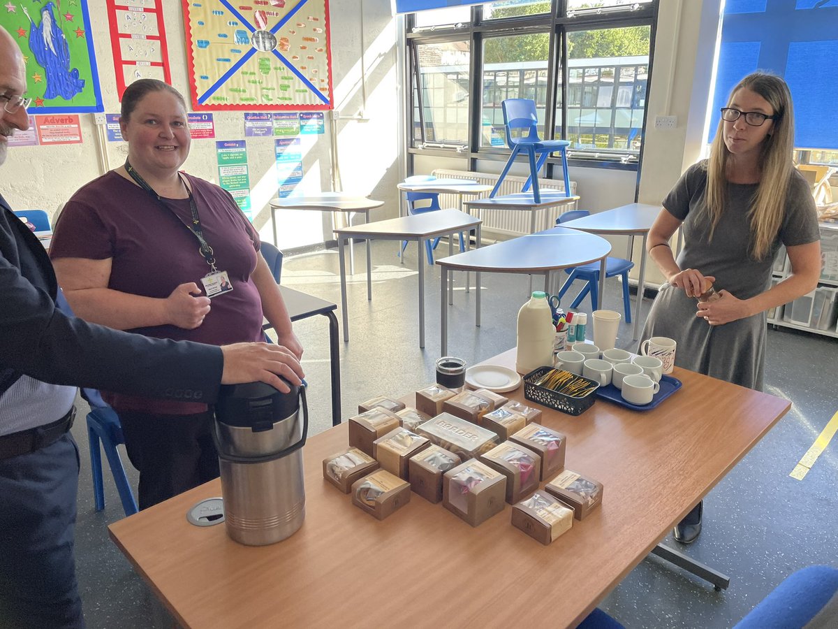 HenryWellbeing's tweet photo. A huge thank you to our superhero TAs on National Teaching Assistant Day. Deputy Headteacher, Mr Williams provided some treats at break time as a small token of appreciation. Thank you all! https://t.co/qsolWit1yW
