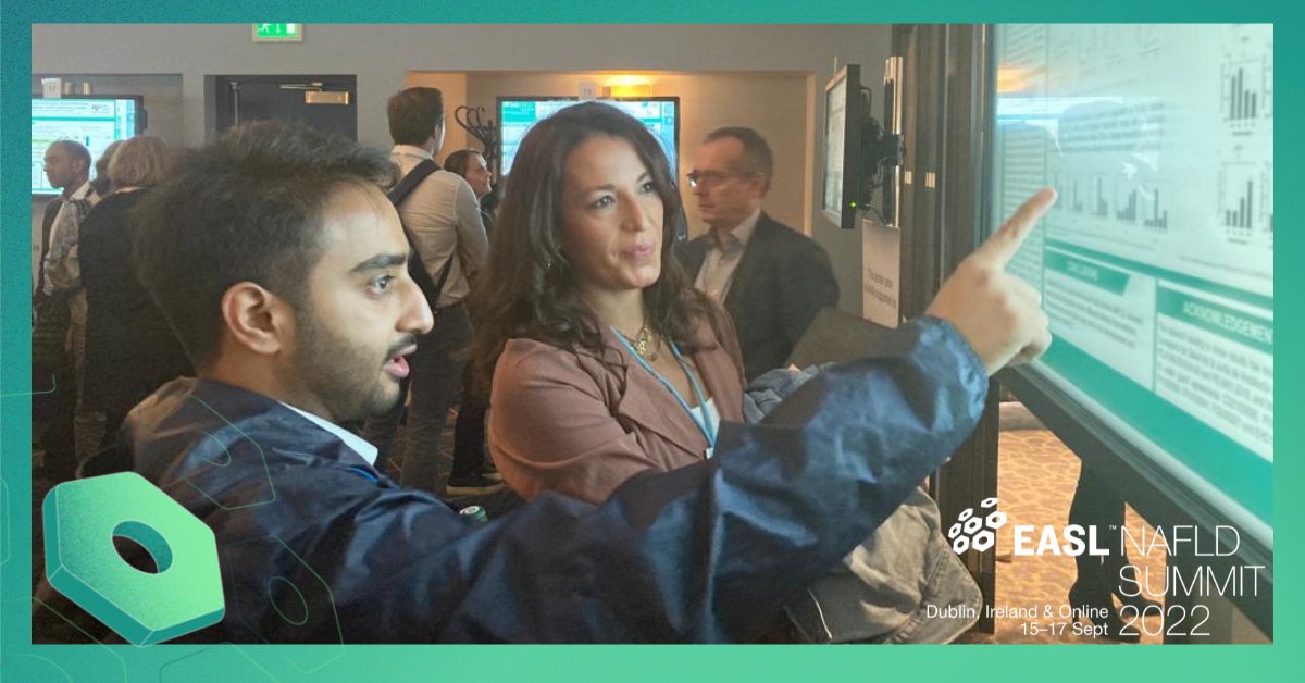 EASLnews's tweet photo. #LiverTwitter: on Day 2 of #EASL #NAFLDsummit 2022, check out all the latest in #NAFLD &amp; #NASH research 🔬 presented in the 173 e-posters accepted this year!

@ThomasBerg24 @AleksanderKrag @etrepo @jturnesv @EASLEdu @epos_nafld @LITMUS_IMI @schattenbergJ @karsdal @policlinicoMI https://t.co/4HhWw2KM8M