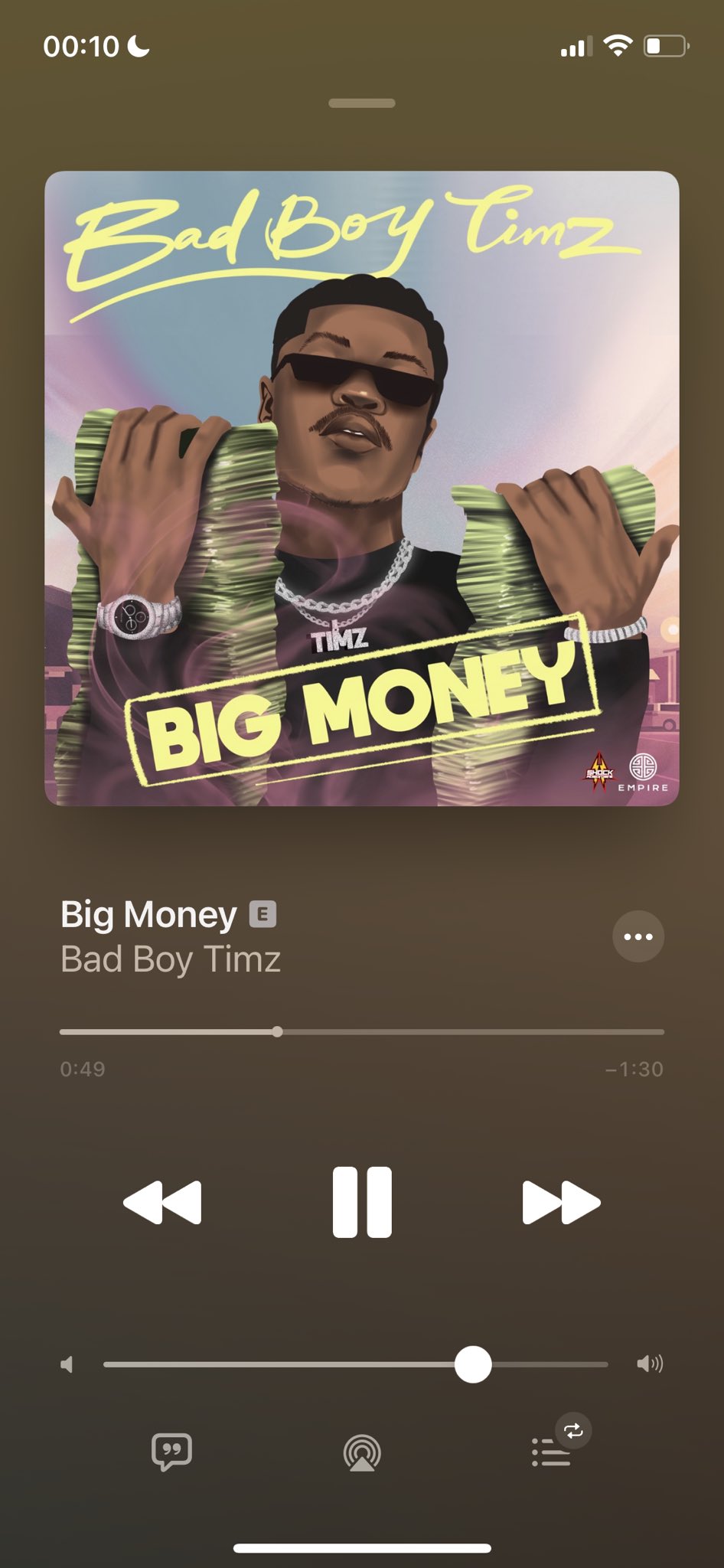 Music Bad Boy Timz Big Money