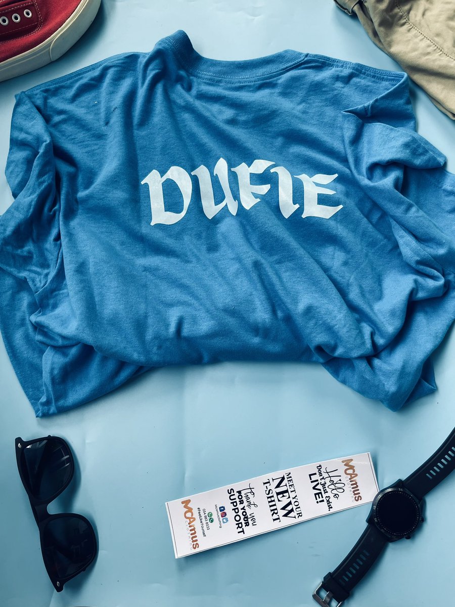 McAmusClothing's tweet photo. Happy Friday fam, Dufie got her customized tshirt.
Let’s take care of your branding needs as well.
#tshirtshop #mcamusclothing #printedtshirt #teeprinting https://t.co/wajOP7JFwY