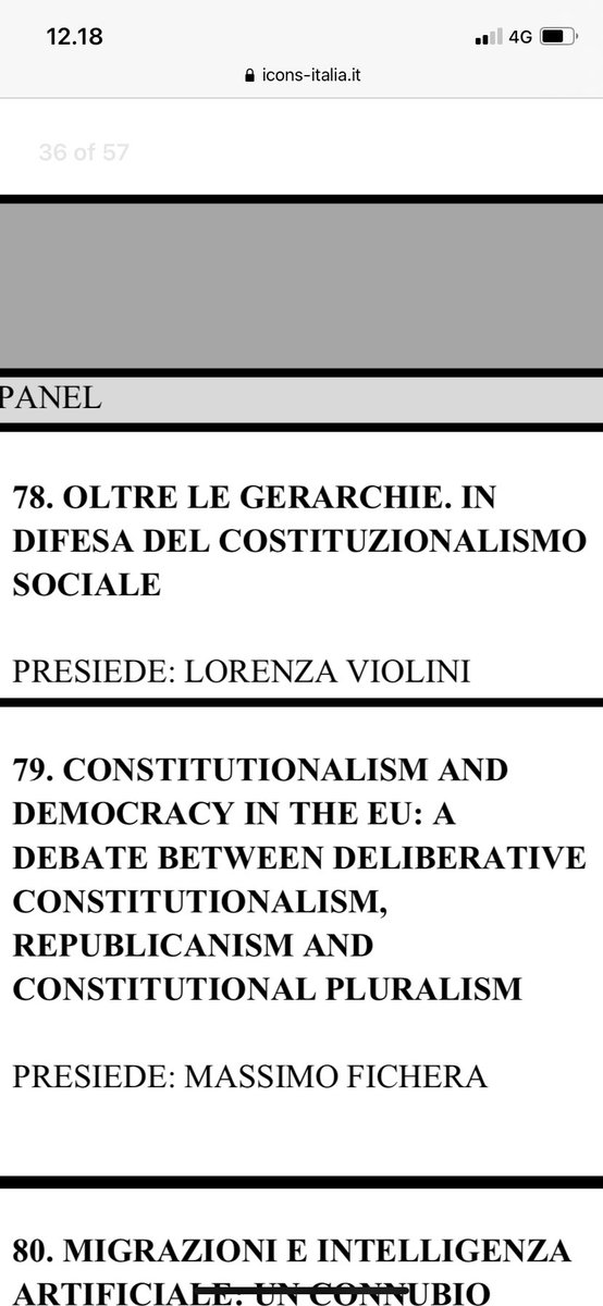 <a href="/IconsItalia/">ICON-S Italia</a> If you are close by, check our panel on constitutionalism and democracy in the EU tomorrow <a href="/9am/">9AM NEWS</a>, Malvezzi Aula 3 @CAmhlaigh <a href="/ProfDilettaTega/">DilettaTega</a> <a href="/m_pignataro/">Micol Pignataro</a> <a href="/francescorizbri/">Francesco Rizzi Brignoli 🇪🇺</a> and me
