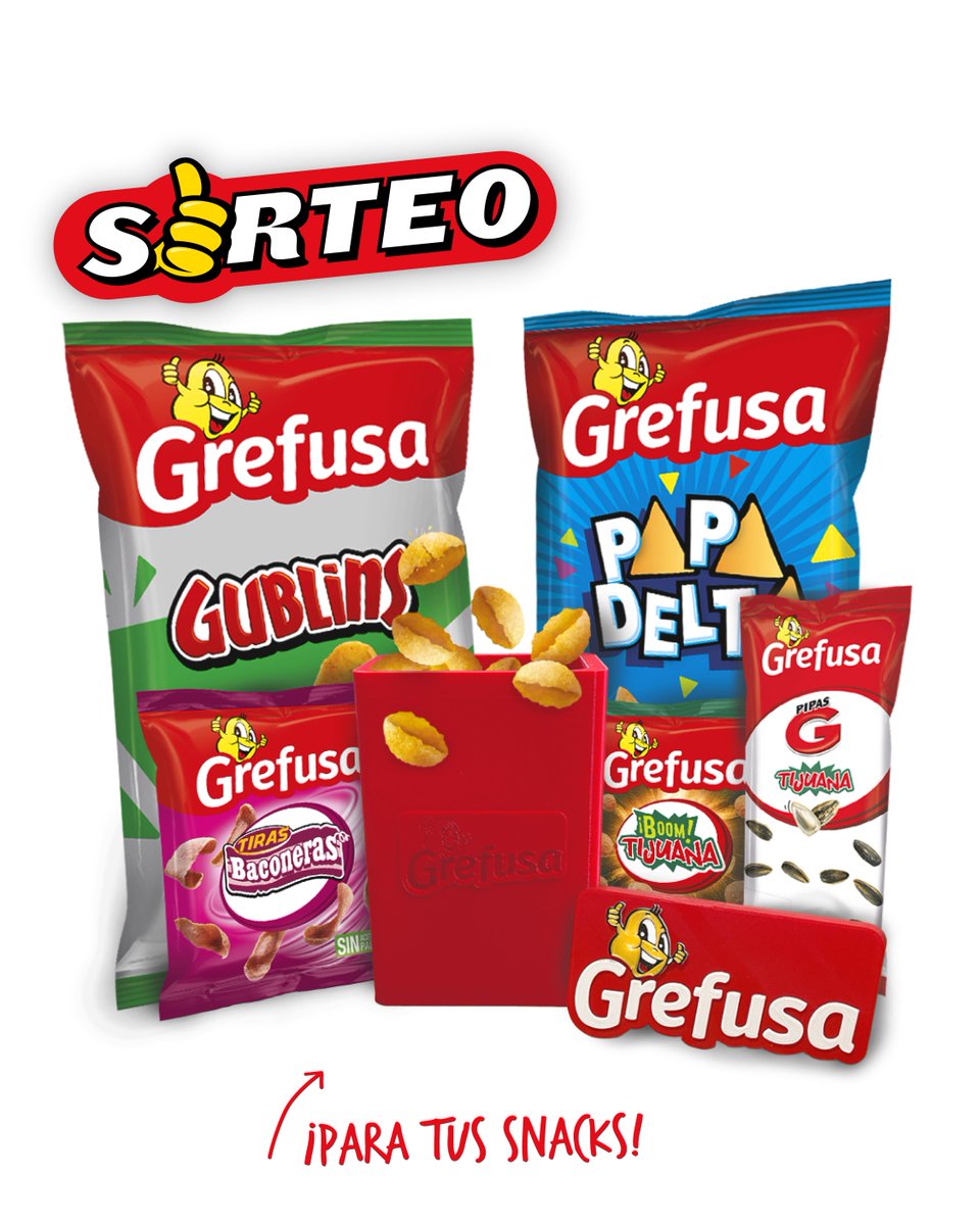grefusa's tweet photo. 🚨 ¡¡SORTEO!! 🚨

Nos enrollamos con un super bol para snacks para que comerlos sea un gustazo (y una placa grefusa)😉

☑️ Solo tienes que:
👉 Seguir a @tuplaca_es y @grefusa
👉RT al tweet

Y ya de paso comenta con quién compartirías este pack 🙊

🍀 ¡Suerte!

Hasta el 23/09/22 https://t.co/MxKH3RdC5B