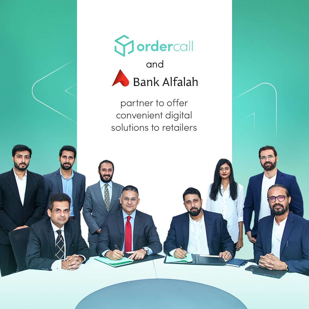 Ordercall_pk's tweet photo. Ordercall has entered into a strategic partnership with @BankAlfalahPAK to empower retailers through digital payments and financing.

#Ordercall #BankAlfalah #DigitalPayments #eCommerece #Pakistan https://t.co/8cichZAyYO