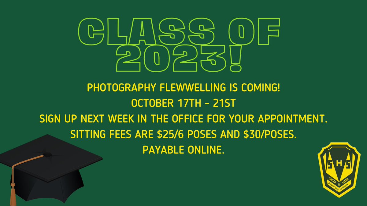 Simonds_HS's tweet photo. #GradClass2023 #GraduationPhotos #Smile ππ https://t.co/9ZVvkND1gJ