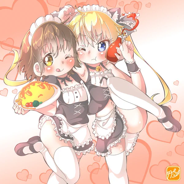 #リコリスリコイルだと思う画像を貼る やすなちゃん&ソーニャちゃんイチャイチャ((っ'ω`)('ω`⊂ ))#キルミーベイベー #絵描きさんと繋がりたい #私の絵柄が好みって人にフォローされたい 