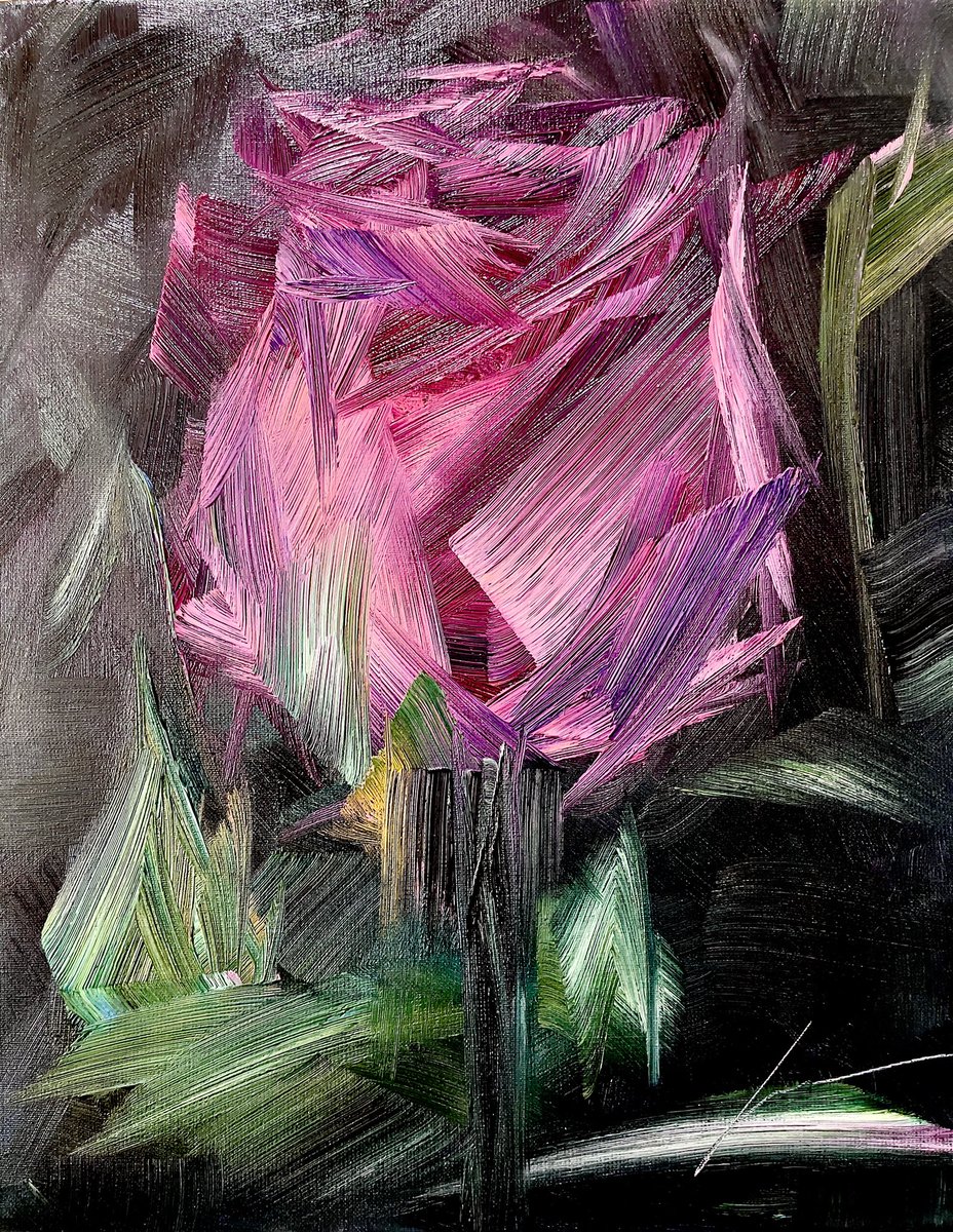 My oil painting of roses