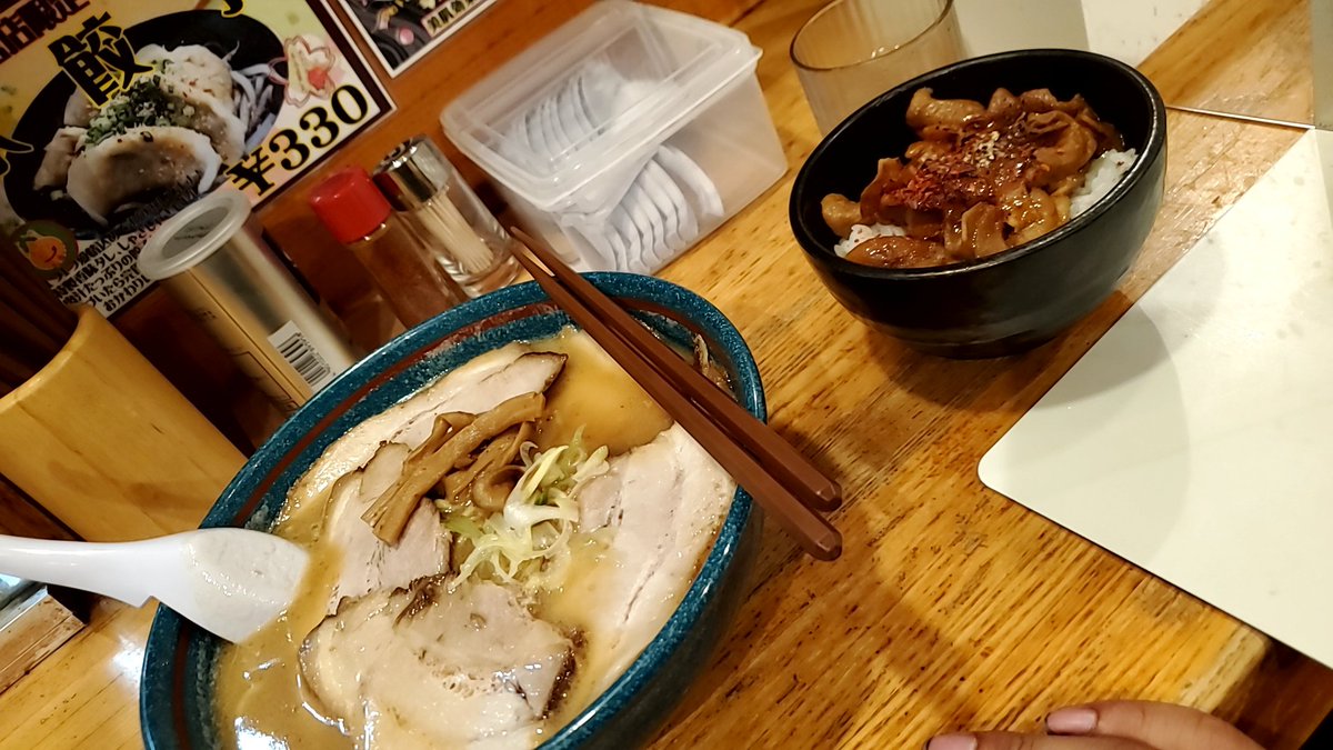 Gi6Jo's tweet photo. 小樽の天晴！
久々に食べると美味しかった！ https://t.co/M44tQ97iSF
