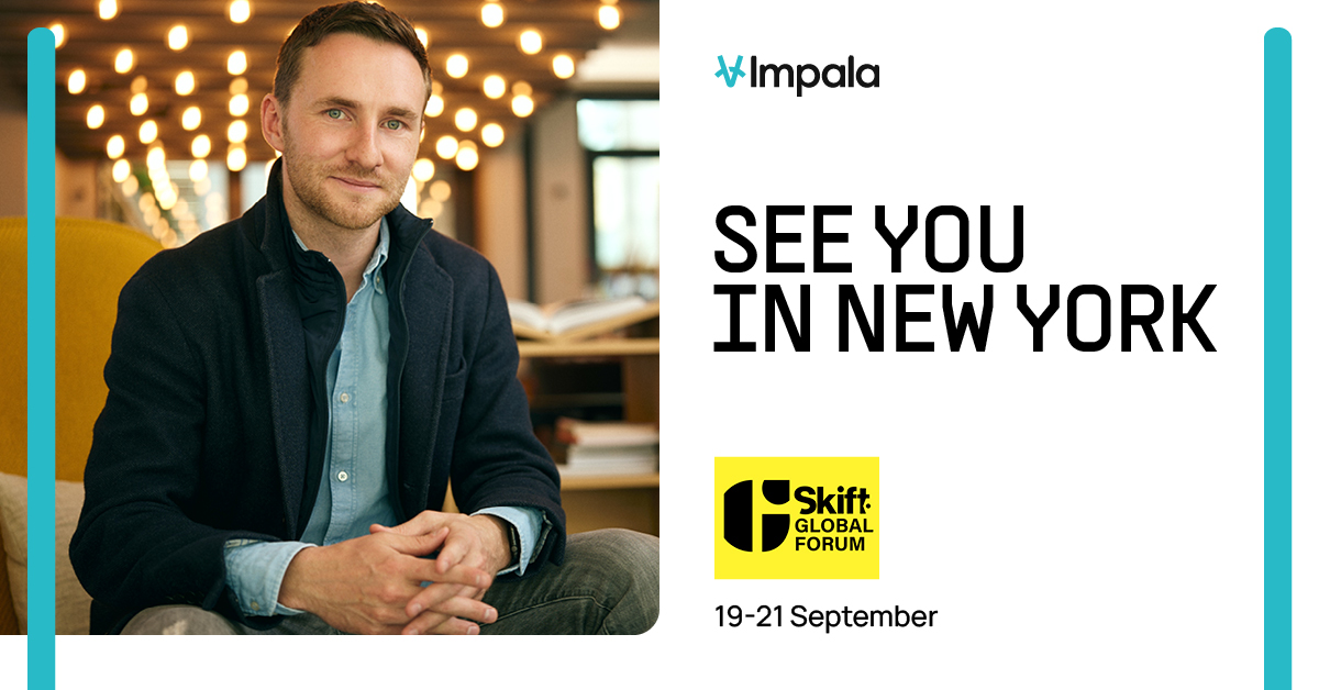 getimpala's tweet image. Our very own Charlie Cowley is heading to New York for @Skift Global Forum. Say hello, and he&apos;ll tell you about the exciting new future that #opendistribution is making possible.