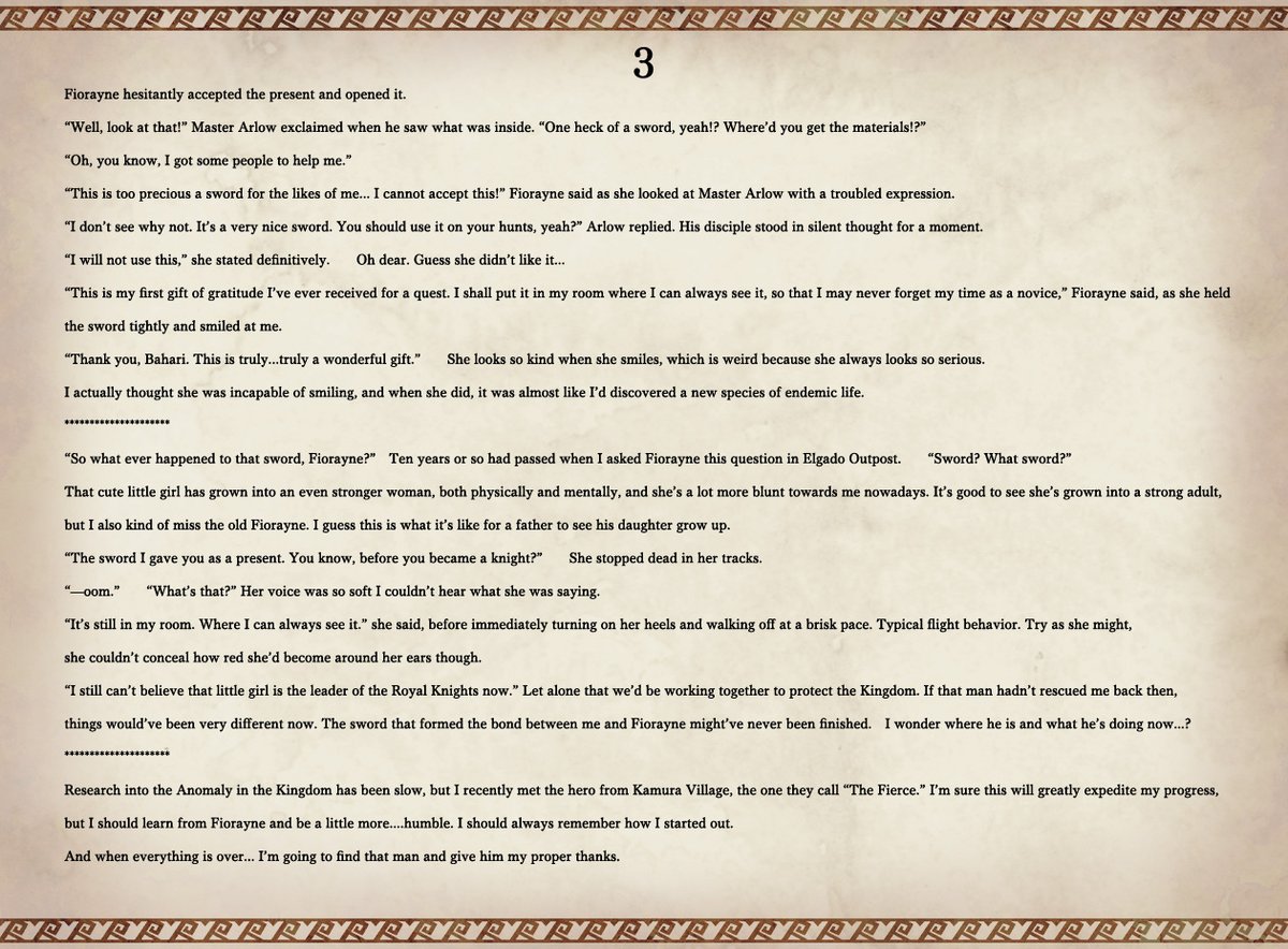 monsterhunter's tweet photo. 📖 #Sunbreak Stories - Vol.3 My Savior 📖

A young Bahari risks life and limb in his quest to obtain a gift for someone important, when he is suddenly saved by a mysterious man... https://t.co/ao8obzdBCZ