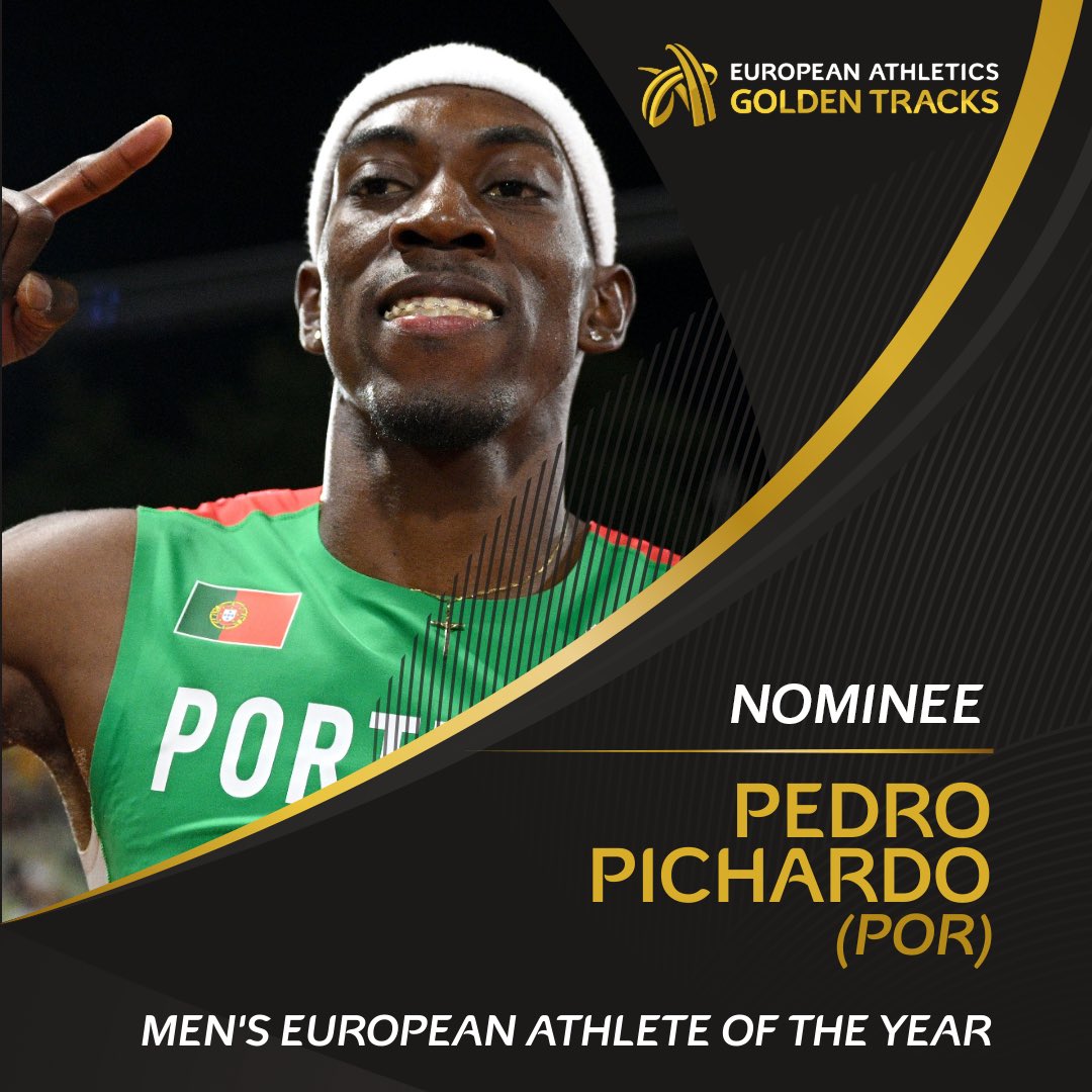 RT to vote for Pedro Pichardo! 🇵🇹

🥇 European triple jump champion
🥇 World champion
🥈 World indoor silver medallist 
📊 World leader at 17.95m

🗳 Voting closes on Friday 30 September.

#GoldenTracks