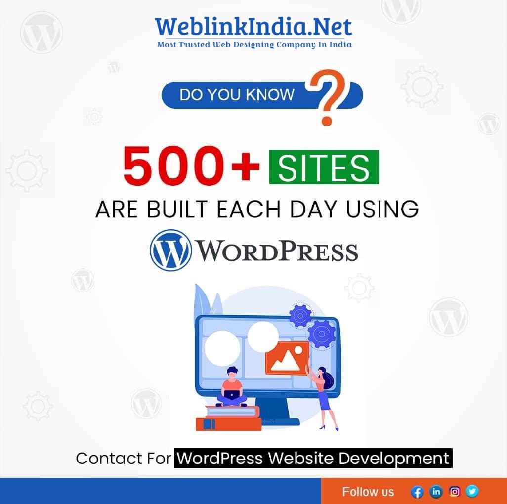 WEBLINKIndia's tweet photo. WordPress is a CMS that doesn't require a formal introduction. It is a widely popular CMS utilized worldwide.
Read More: https://t.co/eZV0Sineh5
#WordpressWebsiteDevelopment #CMS #WeblinkIndia #WebDevelopment #ContactFormPlugin #Wordpress https://t.co/uRzjS8SXsK