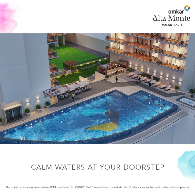 RealtorsOmkar's tweet photo. We believe in giving you a world of your own. At Omkar Alta Monte's Infinity Pool lie back and watch speechless as the sky melts into the calm waters of the pool.
.
.
.
#omkar #omkargroup #luxuryliving #omkarrealtors #omkardevelopers #lifestyle #explore #omkargrouppromoters https://t.co/W6ZSiwjGDH