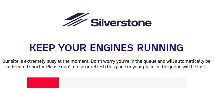 MikeBatters's tweet photo. Round 2 for @silverstoneuk #F1 '23 tickets.  Let hope the ticket system works better and Silverstone have decided not to ramp up prices astronomically! https://t.co/9a7sicA9pO