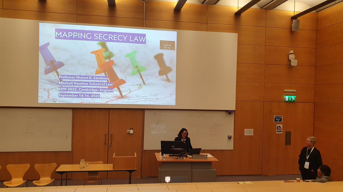Ida Varošanec (@idavarosanec) on Twitter photo Really looking forward to listening to the great <a href="/SharonSandeen/">SK Sandeen</a> and @ Nari Lee talk about information openness and secrecy at <a href="/epip2022/">EPIP 2022</a> chaired by @AplinTanya . Really looking forward to listening to the great <a href="/SharonSandeen/">SK Sandeen</a> and @ Nari Lee talk about information openness and secrecy at <a href="/epip2022/">EPIP 2022</a> chaired by @AplinTanya .