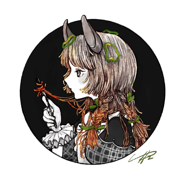 ナポリタンなあの子、シックなバージョン #suzuri【 】 