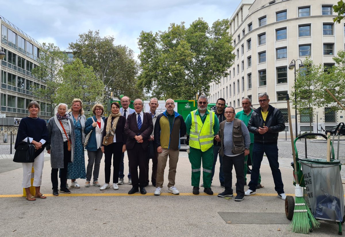 Rencontre des Conseillers du Quartier Ecole Militaire Paris7 avec les agents de l'Atelier de Propreté <a href="/Mairie7/">Mairie du 7e Paris</a>