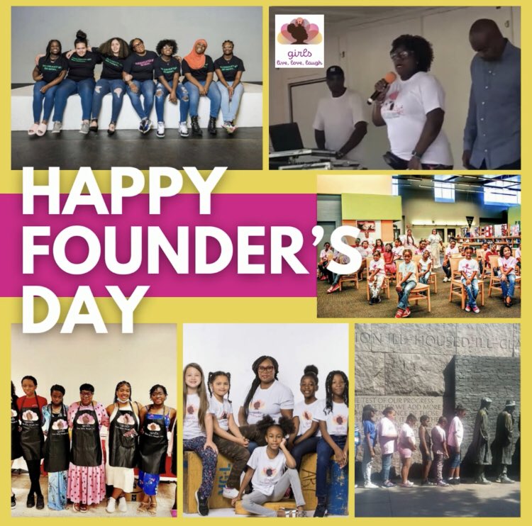 It’s official today Girls Live, Love, Laugh Inc. celebrates their 13 Year Anniversary. Happy Founder’s Day to everyone who continues to support the efforts of GLLL - it has been a pleasure to serve the Newark Community.  
Cheers to 13 years. 

#HappyFoundersDay